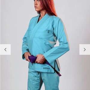 Spectrum Blue Martial Arts Gi by WarTribe W1 with belt